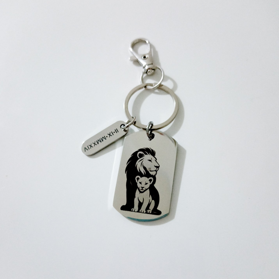 Llavero placa militar