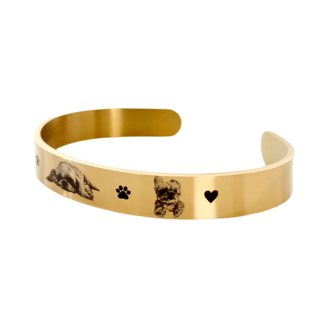 Brazalete grueso de 9 mm