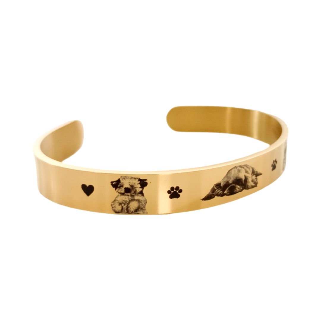 Brazalete grueso de 9 mm