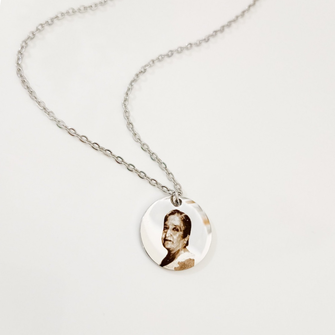 Collar medalla con foto