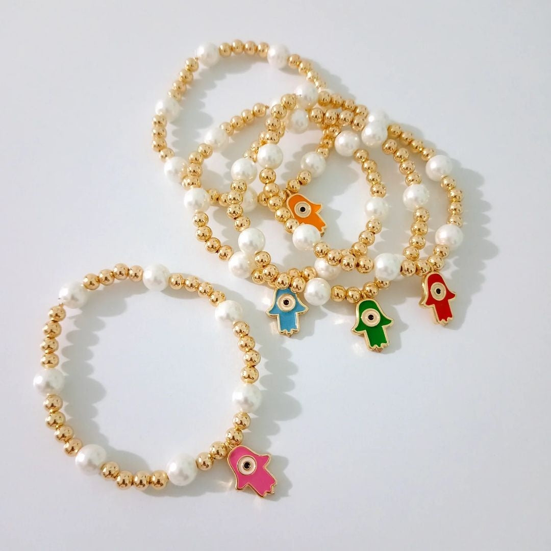 Pulsera manita ojo