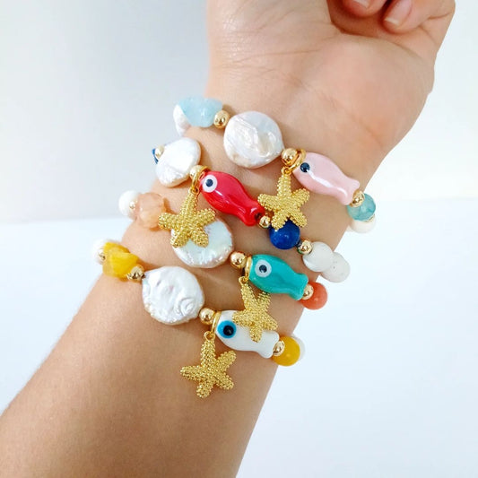 Pulsera pez color