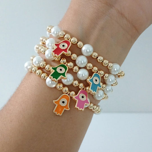 Pulsera manita ojo