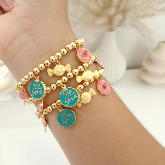 Pulsera dijes dulces