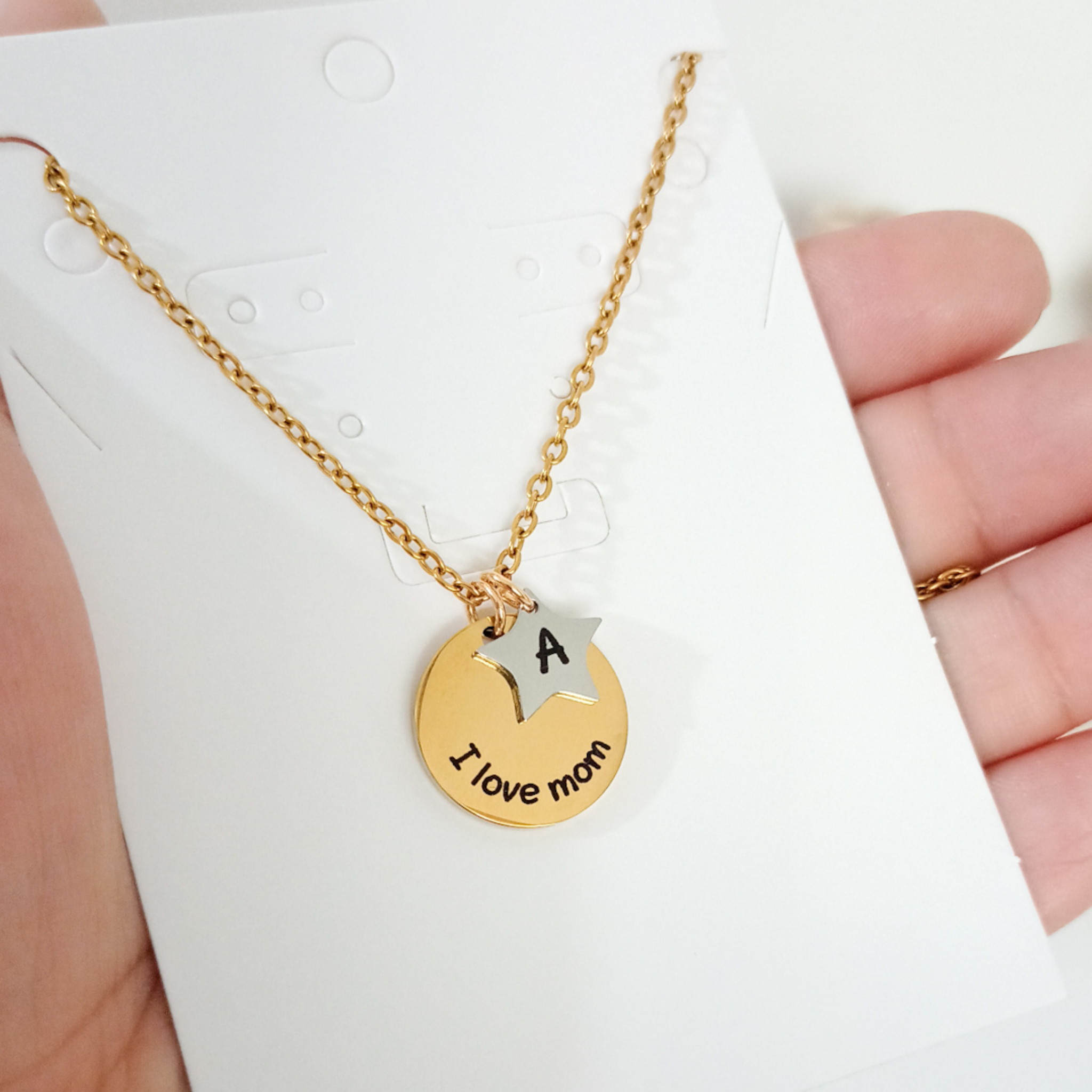 Collar medalla y estrella