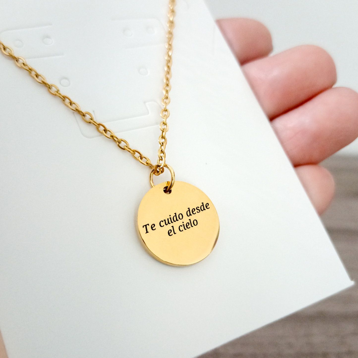 Collar medalla con foto