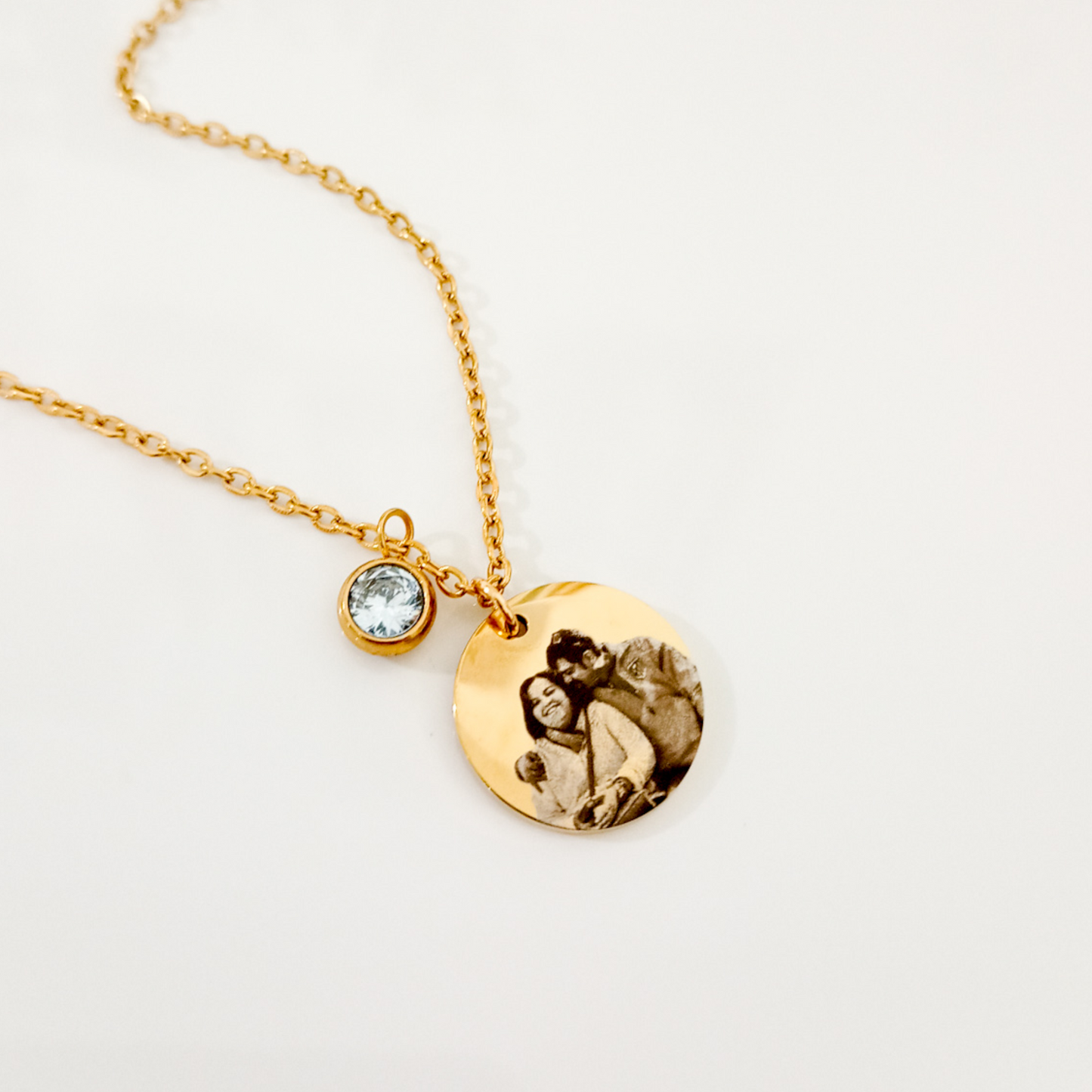 Collar medalla con foto