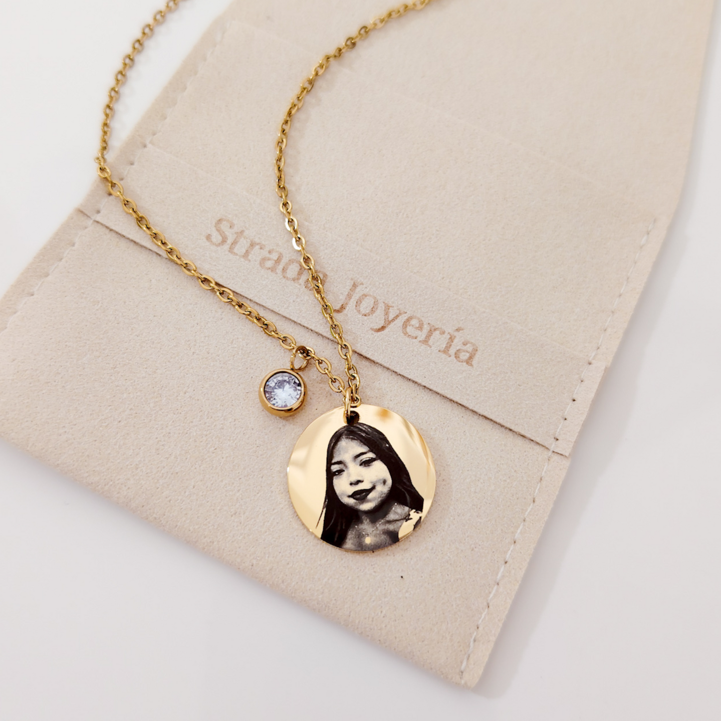 Collar medalla con foto