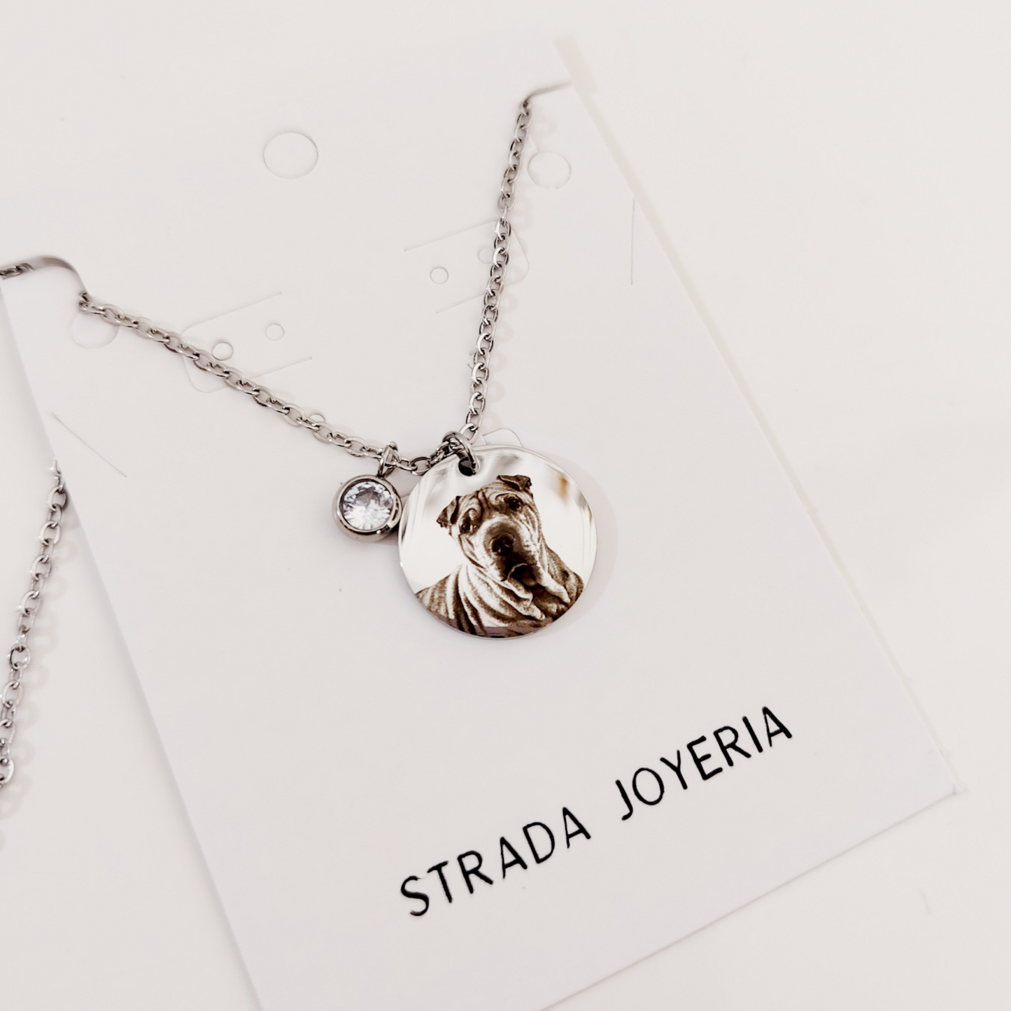 Collar medalla con foto