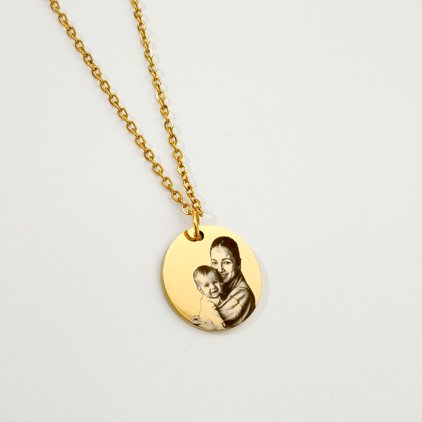 Collar medalla con foto