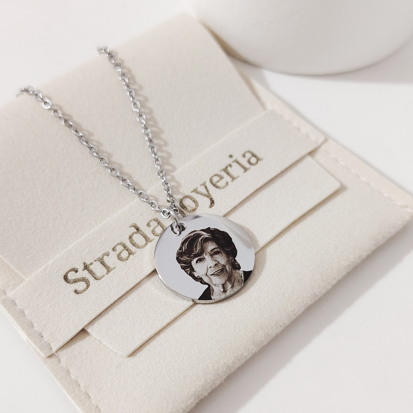 Collar medalla con foto