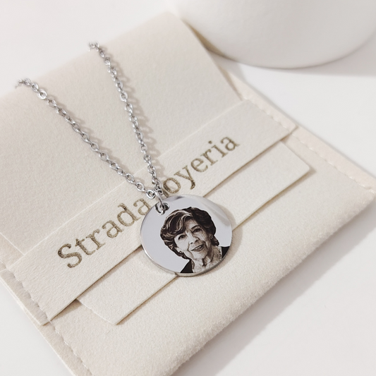 Collar medalla con foto