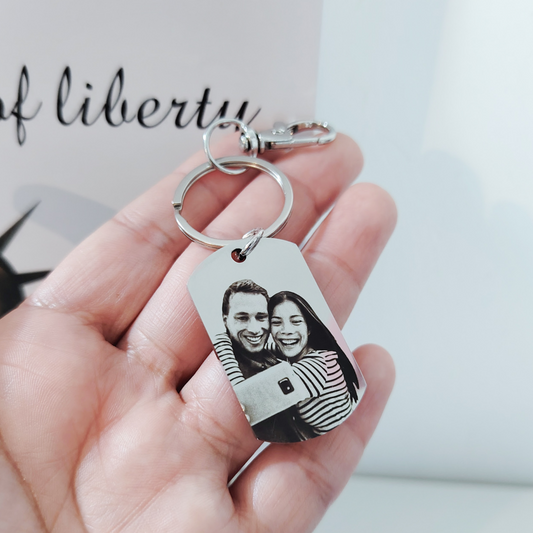 Llavero placa militar