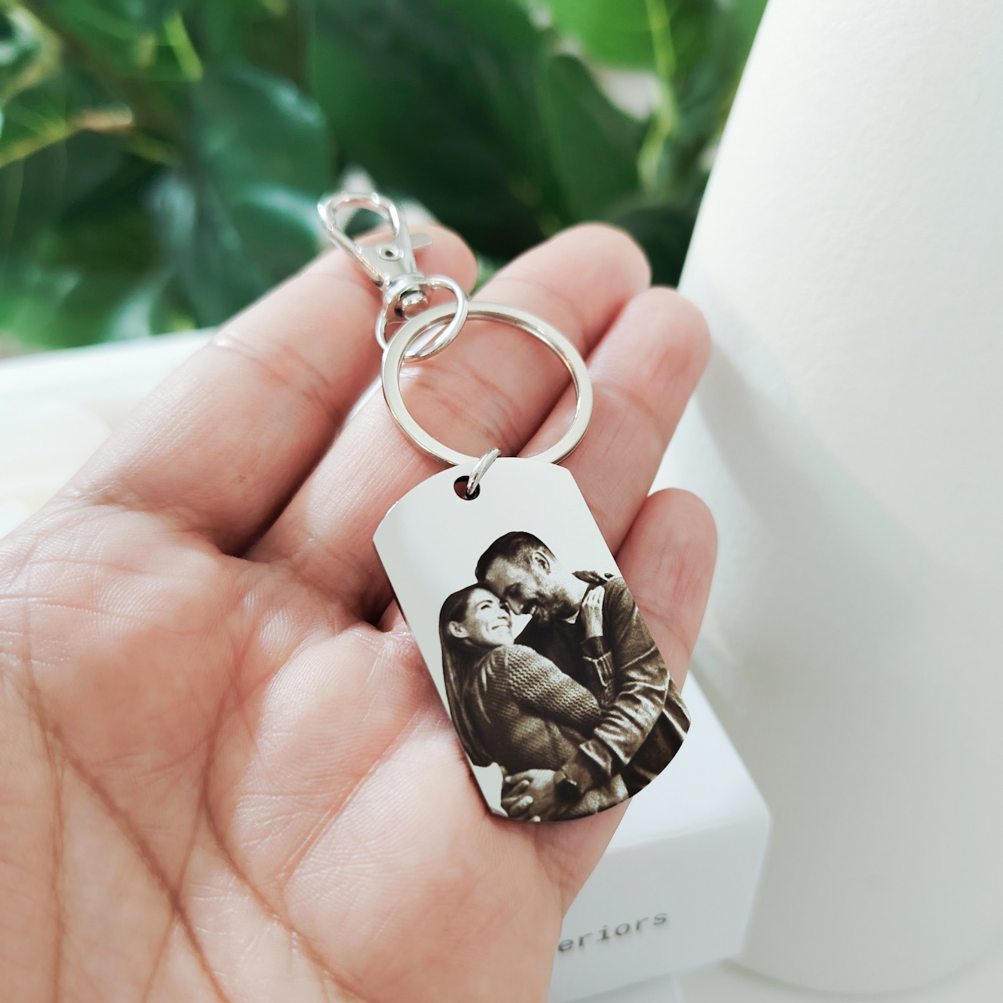 Llavero placa militar