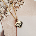 Collar dije corazón con foto