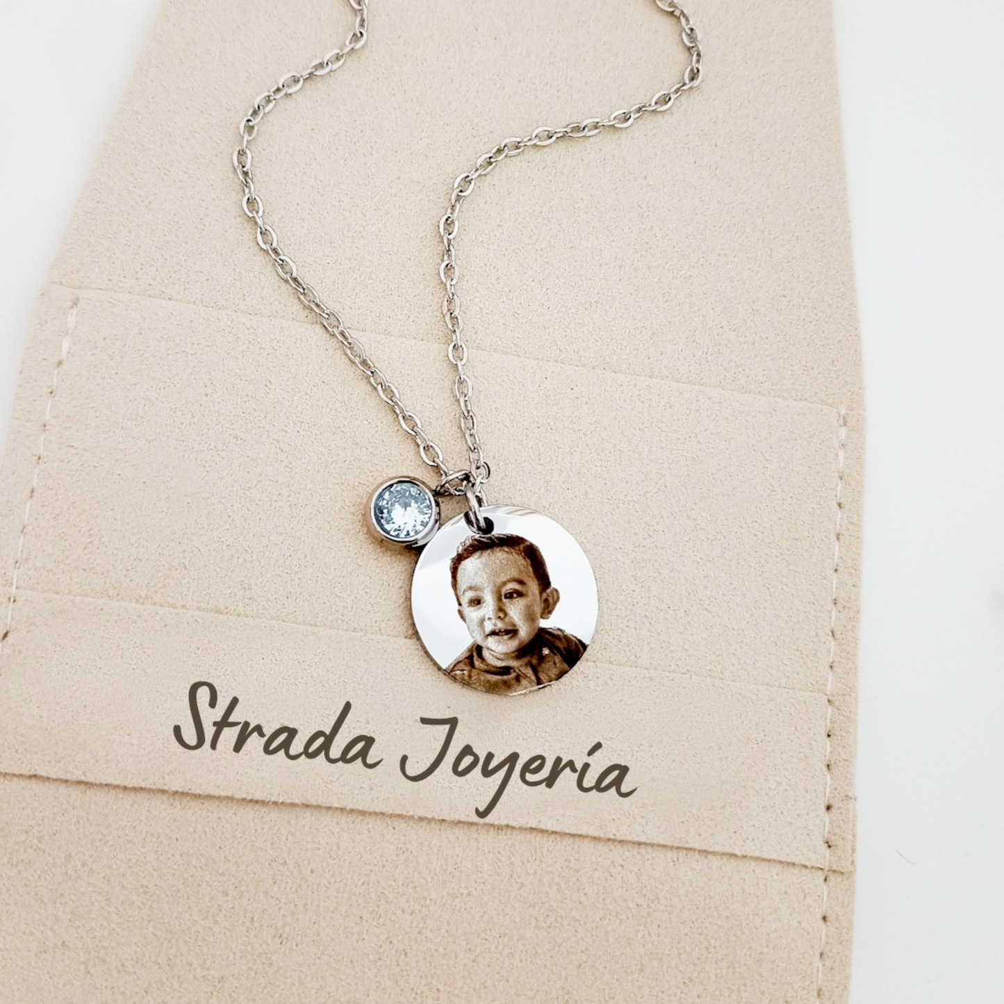 Collar medalla con foto