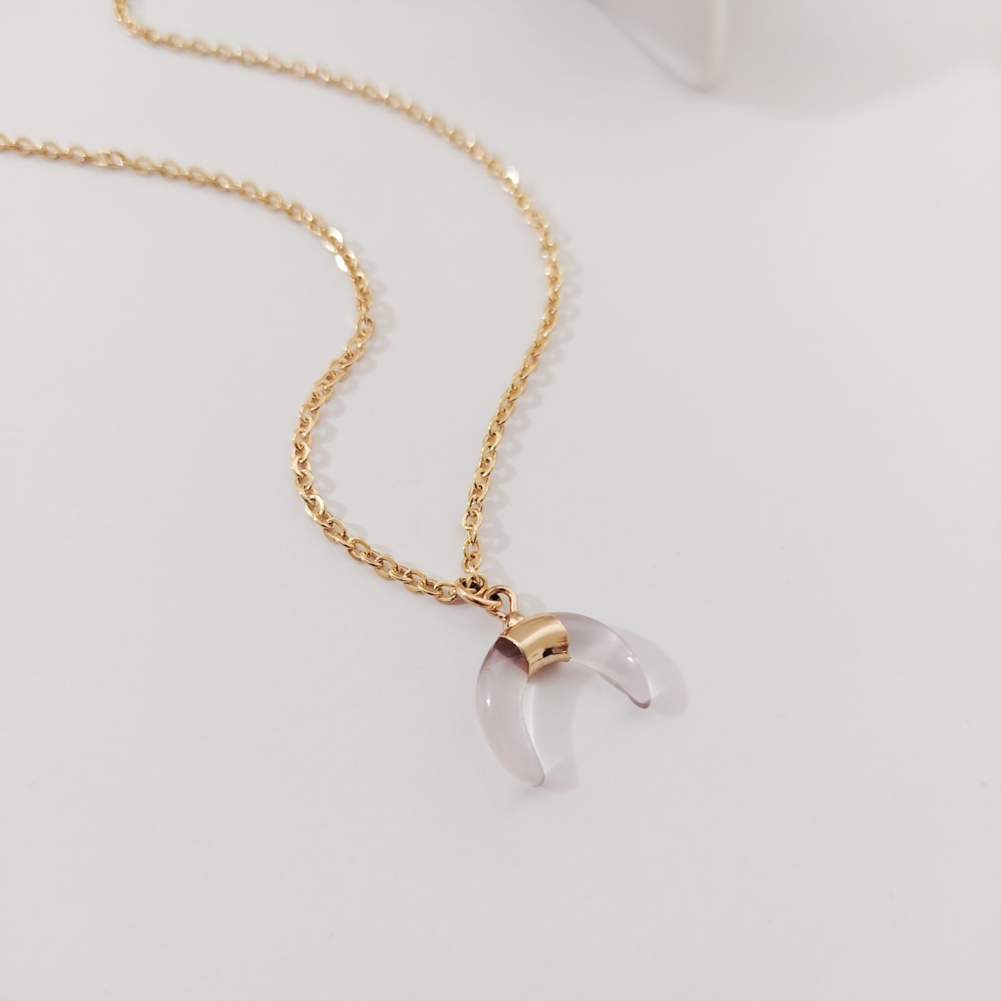 Collar cuerno cuarzo