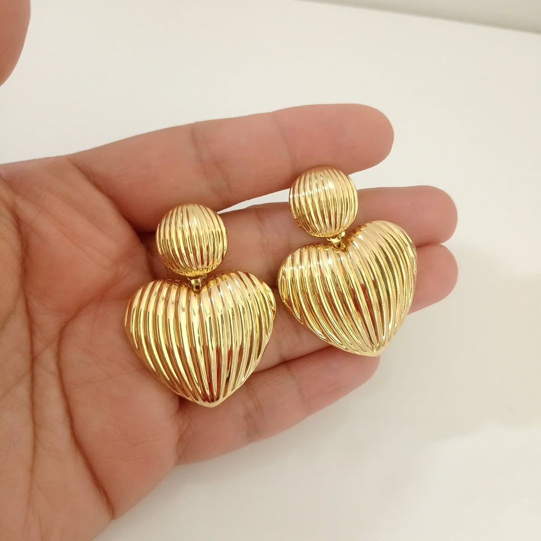 Arete corazón inflado