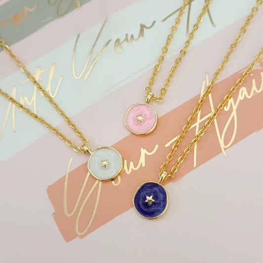 Collar monedas esmaltadas (piezas por separado)