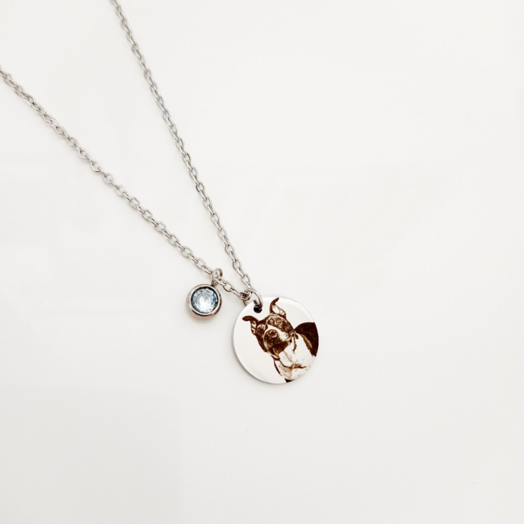Collar medalla con foto