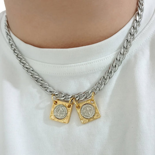 Collar Escapulario San Benito