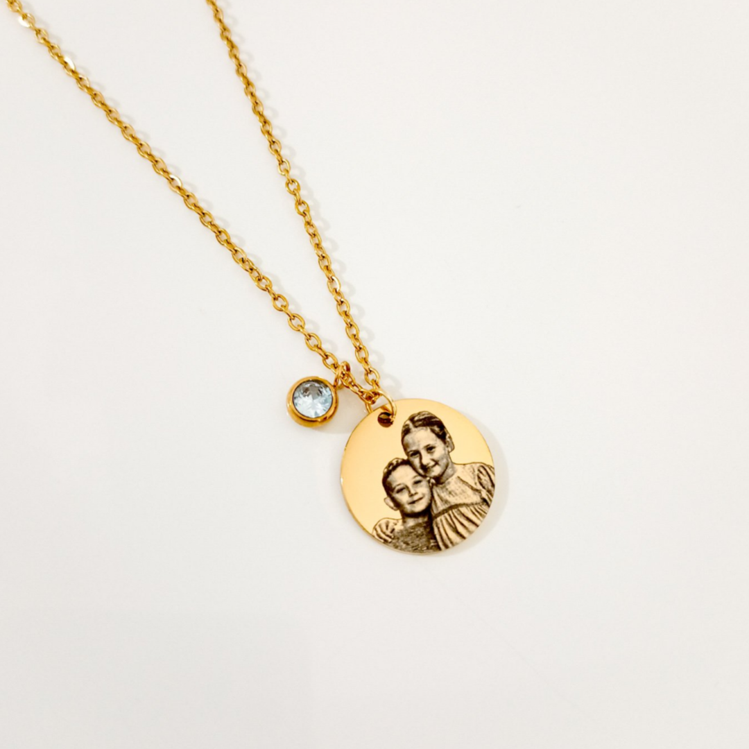 Collar medalla con foto