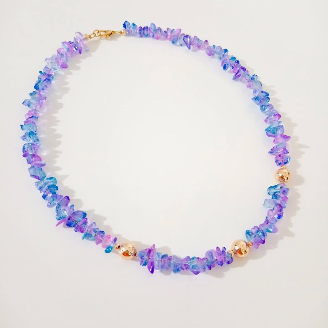 Collar piedra tornasol y collar dije sol abulom (piezas por separado)