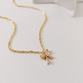 Collar moño zirconia