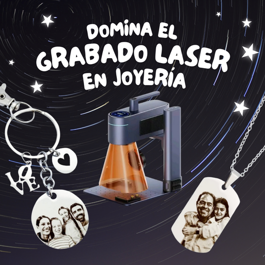 Domina el grabado láser en joyería
