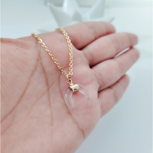 Collar cuerno cuarzo