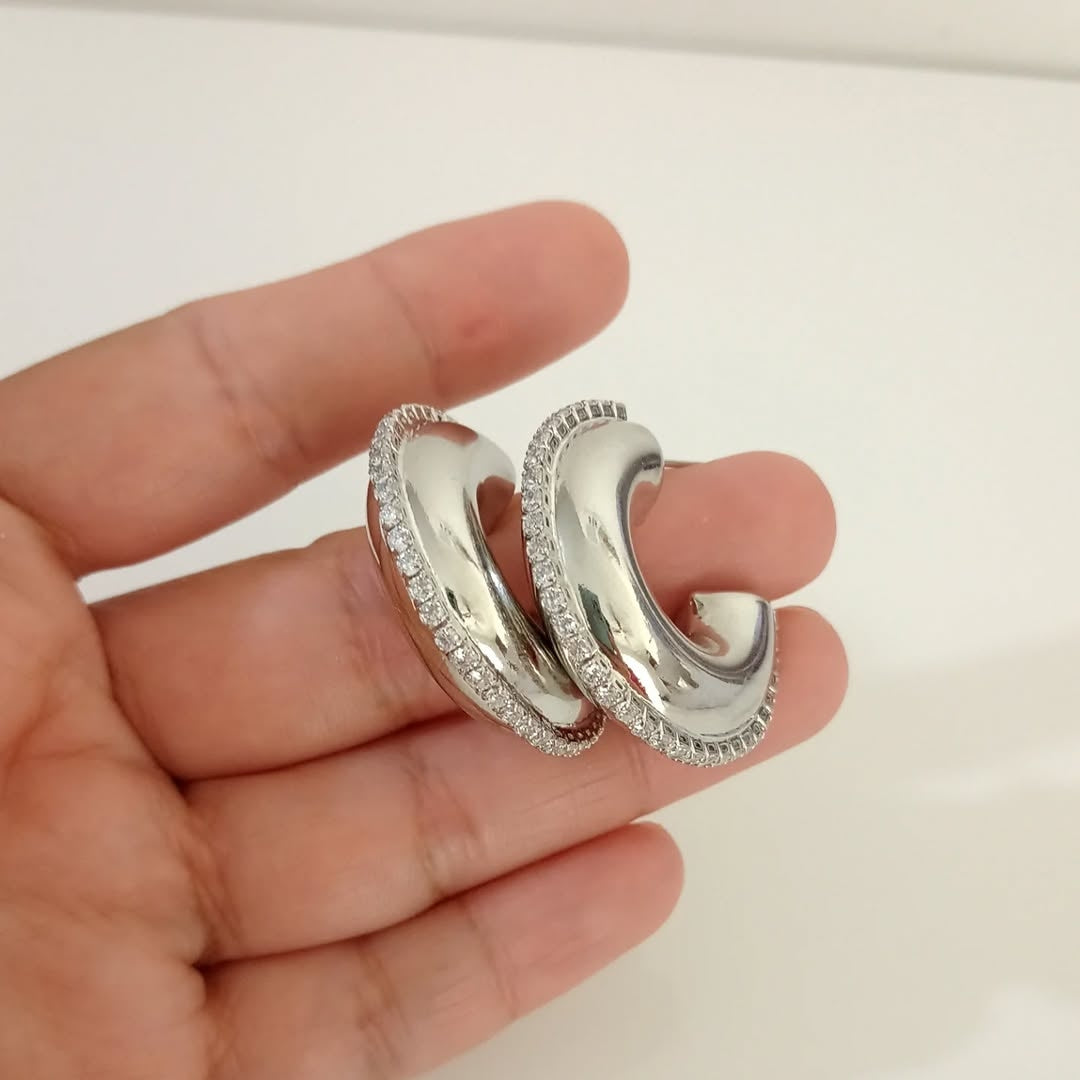 Arracada linea zirconias
