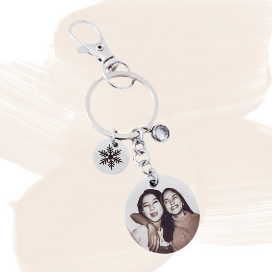 Llavero cristal colgante