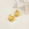 Arete espiral dorado