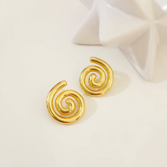 Arete espiral dorado