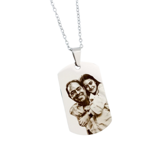 Collar placa militar