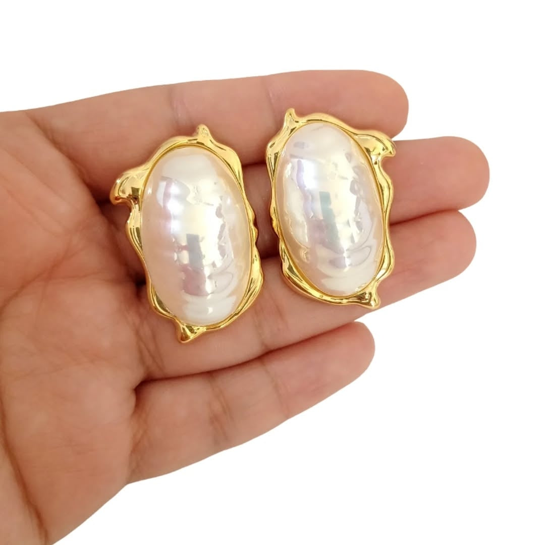Arete maxi perla